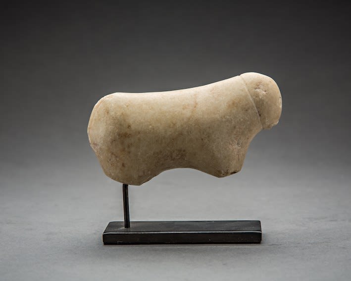 Alabaster Zoomorphic Sculpture, 3000 BCE - 2000 BCE