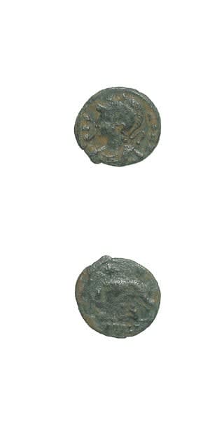 Bronze Coin Commemorating Rome Issued Anonymously During the Reign of Constantine I the Great, 330 CE - 346 CE
