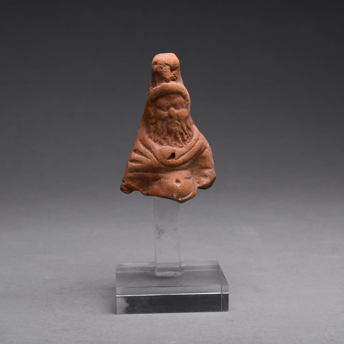 Greco-Roman Sculpture of a Bearded God, 200 BCE - 200 CE