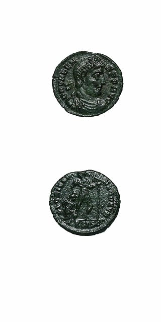 Bronze Coin of Emperor Valens, 364 CE - 378 CE
