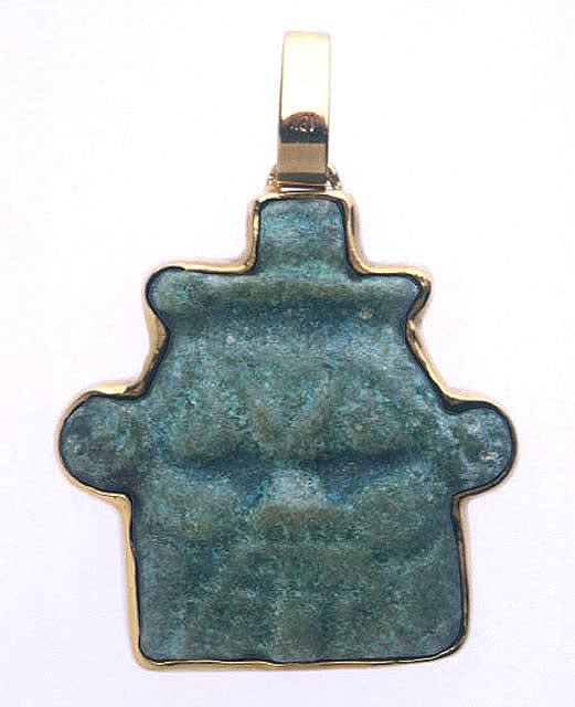 Egyptian Amulet Depicting The Dwarf God Bes, 600 BCE - 500 CE