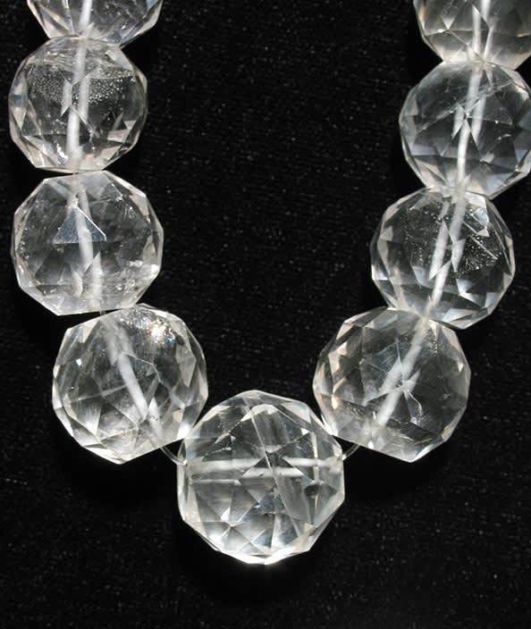 Rock Crystal Bead Necklace