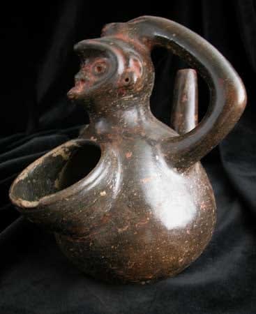Mayan Vessel in the Form of a Monkey, 300 CE - 900 CE