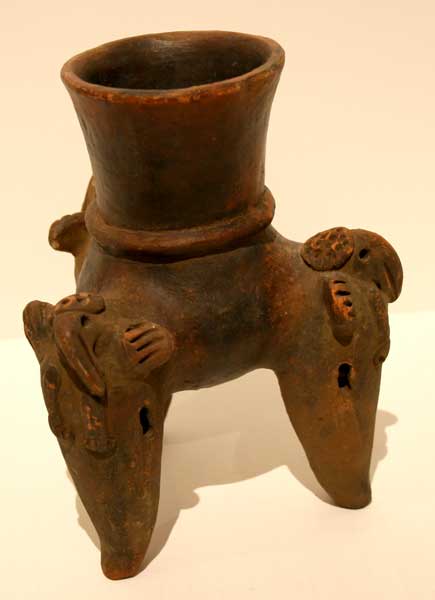 Terracotta Tripod Vessel, 500 CE - 1000 CE