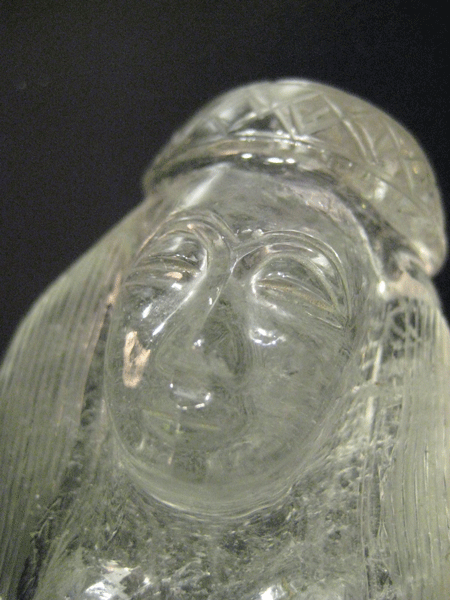 Aquamarine Carving of a Woman, 1700 CE - 1850 CE