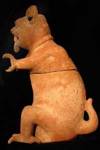 Zapotec Sculpture of a Ferocious Feline, 300 CE - 600 CE