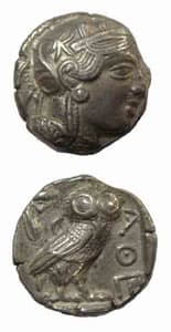 Athenian Silver Tetradrachm, 449 BCE - 413 BCE