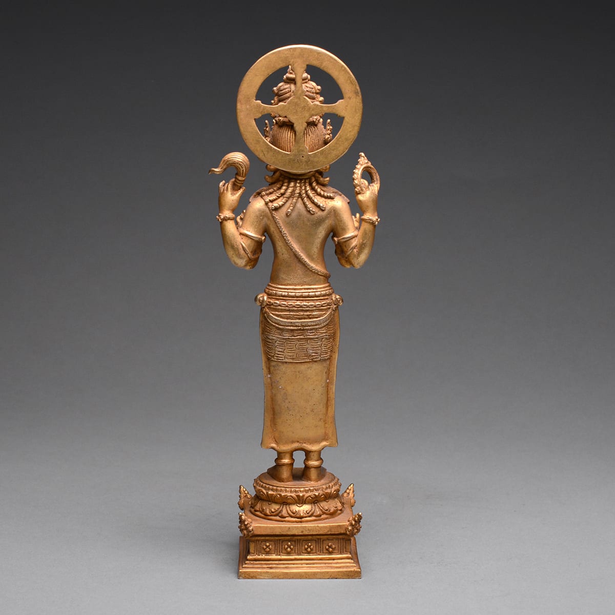 Indonesian Gold Sculpture of Shiva, 900 CE - 1300 CE