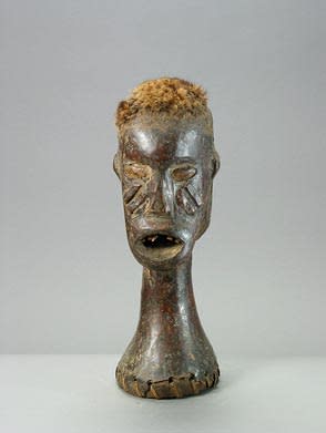 Ekoi Wooden Janiform Crest Mask, 20th Century CE