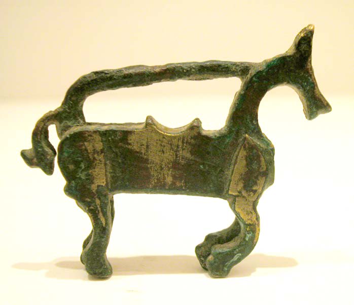 Islamic Bronze Lock Depicting a Horse, 9th Century CE - 12th Century CE