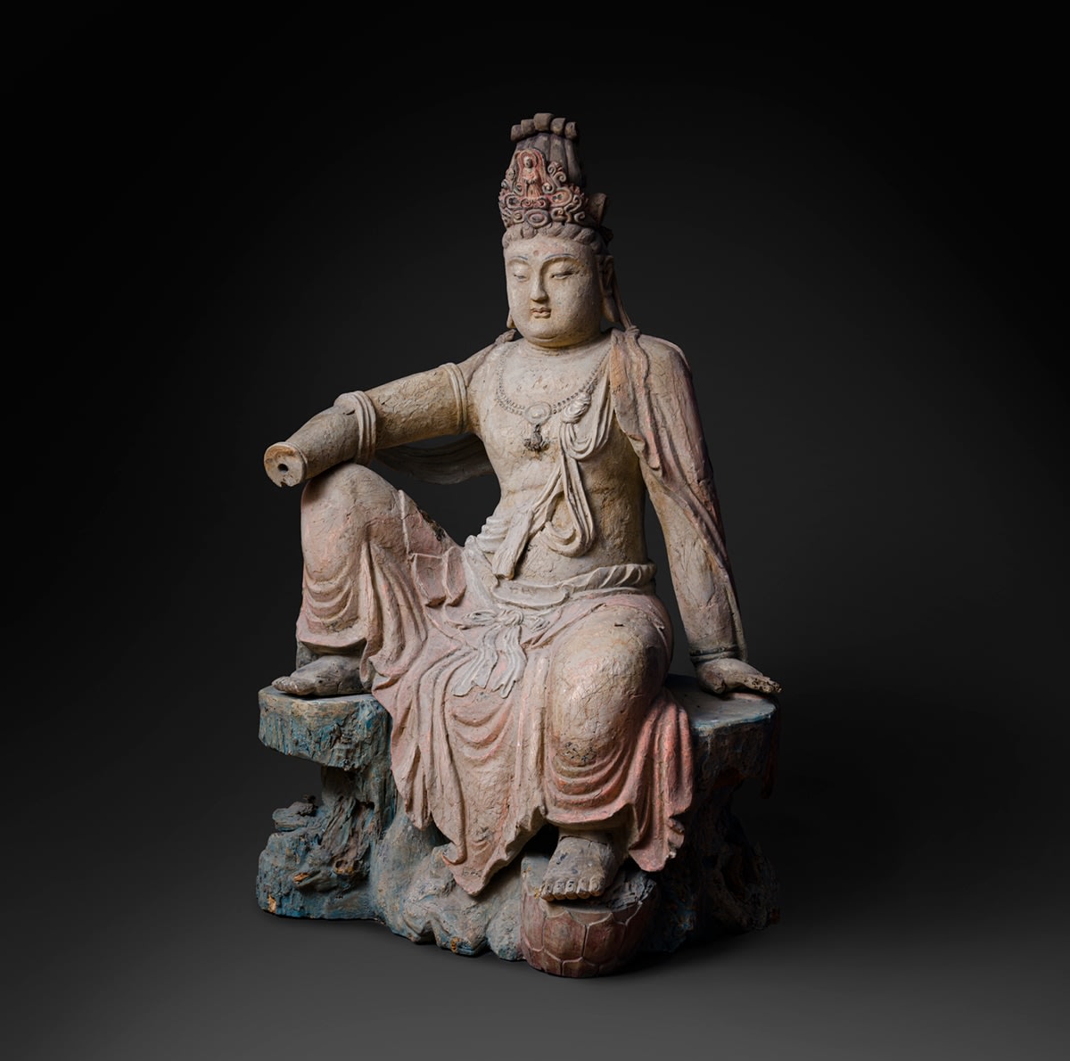 Ming Dynasty Water-Moon Guanyin (Avalokiteśvara, 水月觀音), 1368 CE to 1644 CE