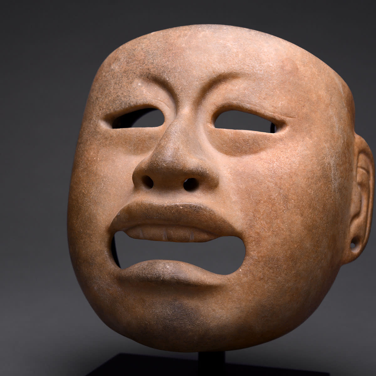 Olmec Jadite Mask, 1200 BCE - 500 BCE