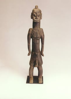 Jukun Wooden Sculpture of a Man, 19th Century CE - 20th Century CE