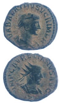 Bronze Antoninianus of Vabalathus, the Roman Duke of Palmyra, 266 CE - 271 CE