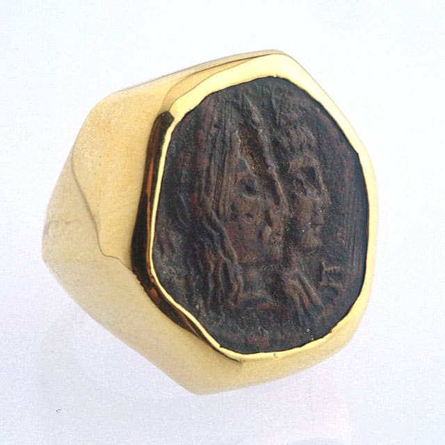 Bronze Coin of Nabatean King Aretas IV, 9 BCE