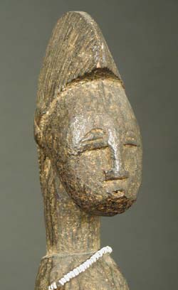 Baule Sculpture of a Standing Woman, 19th Century CE - 20th Century CE