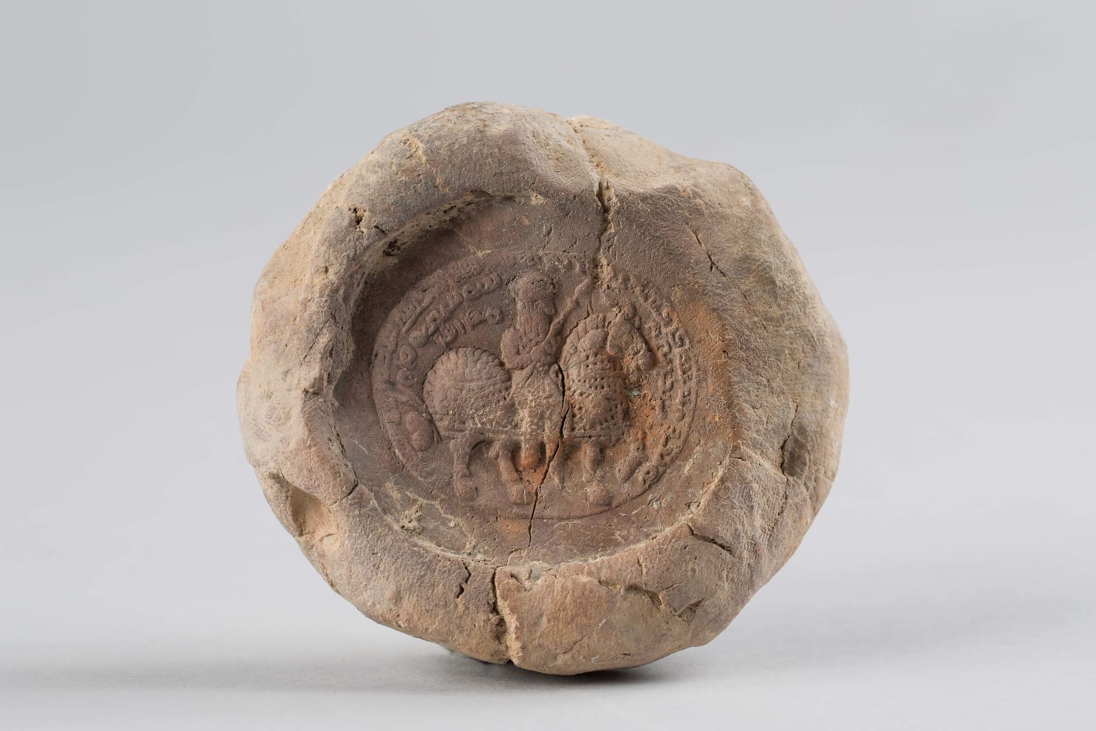 Clay Sassanian Bulla, 20 BCE - 600 CE