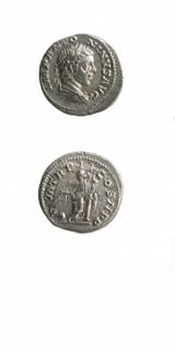 Silver Denarius of Emperor Elagabalus, 219 CE - 220 CE