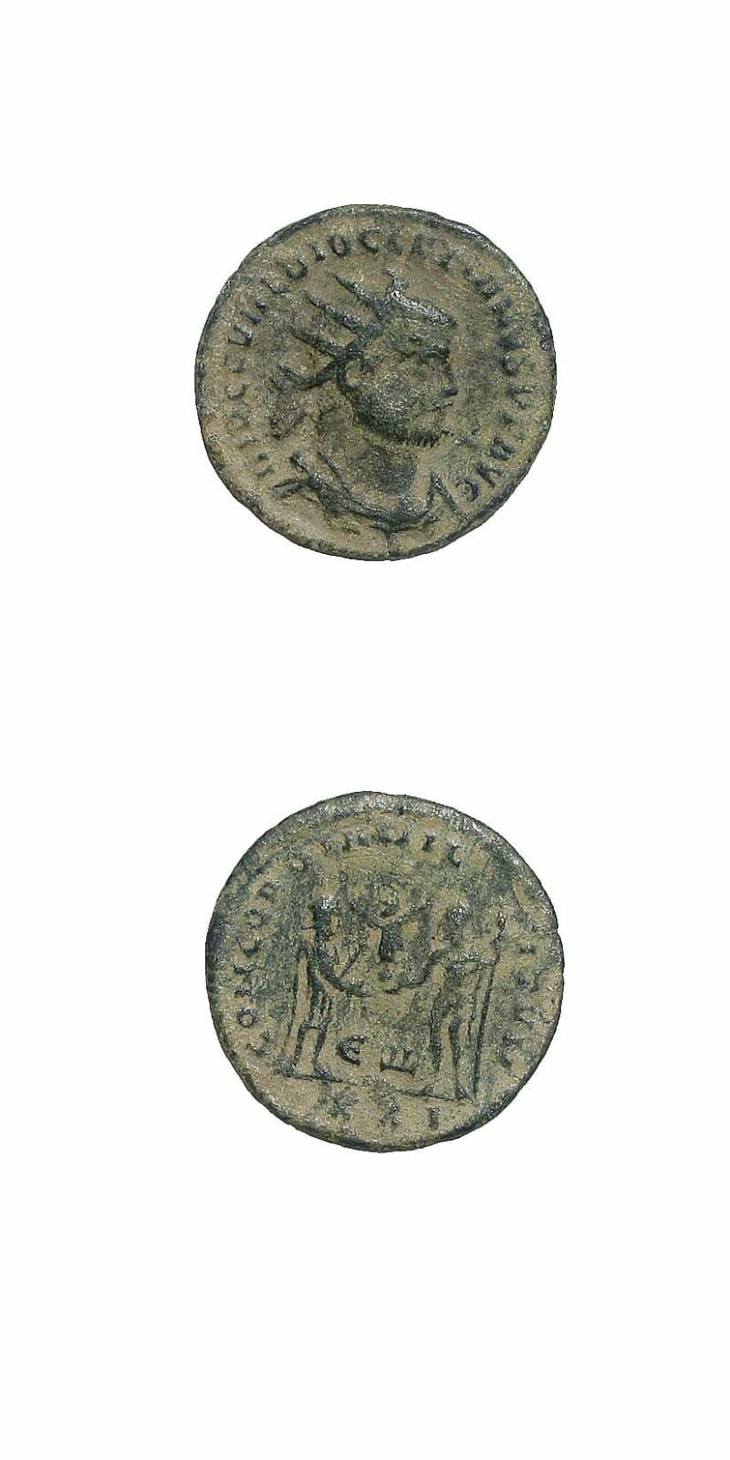 Bronze Antoninianus of Emperor Diocletian, 284 CE - 293 CE