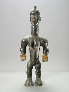 Dan Wooden Sculpture of a Woman, 20th Century CE