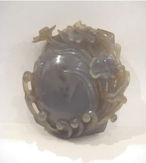 Chalcedony Carving with Trapped Water, 15th Century CE - 16th Century CE