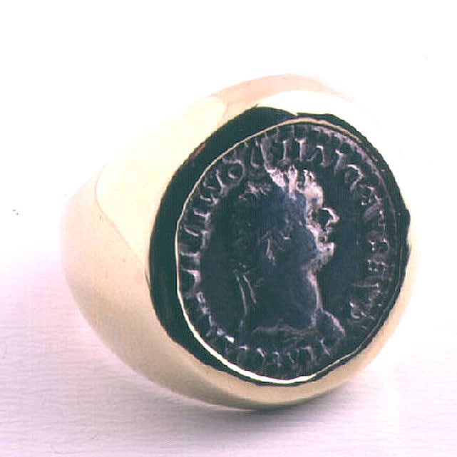 Silver Denarius of Roman Emperor Domitian, 81 CE - 96 CE