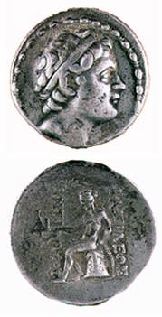 Silver Tetradrachm of King Antiochus III the Great, 223 BCE - 187 CE