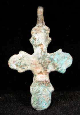 Byzantine Bronze Cross, 600 CE - 1100 CE
