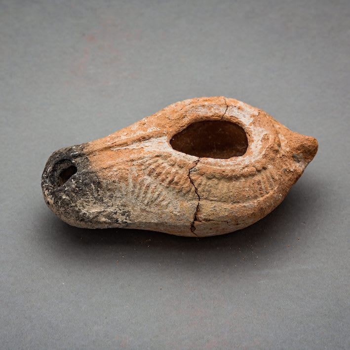 Talmudic Oil Lamp, 300 CE - 500 CE