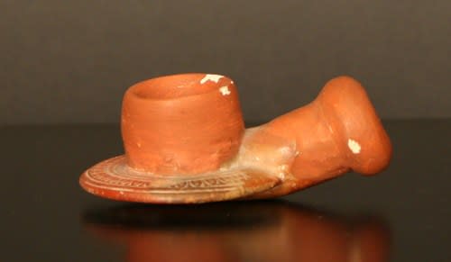 Ottoman Terracotta Pipe Bowl, 1500 CE - 1800 CE