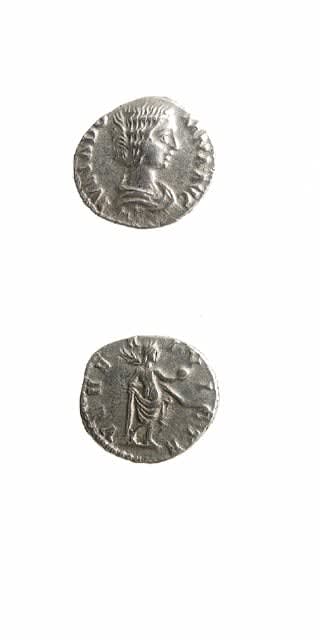 Silver Denarius of Empress Julia Domna