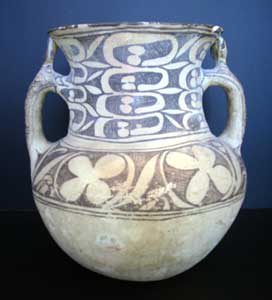 Mavera al-Nahr or Khurasan Large Slip-Painted Terracotta Vessel, 8th Century CE - 10th Century CE