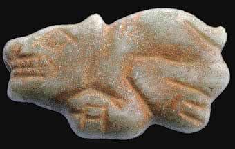 Mayan Jadeite Pectoral in the Form of a Jaguar, 600 CE - 900 CE