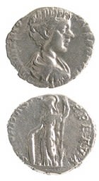 Silver Denarius of Caracalla Struck While Caesar, 196 CE - 198 CE