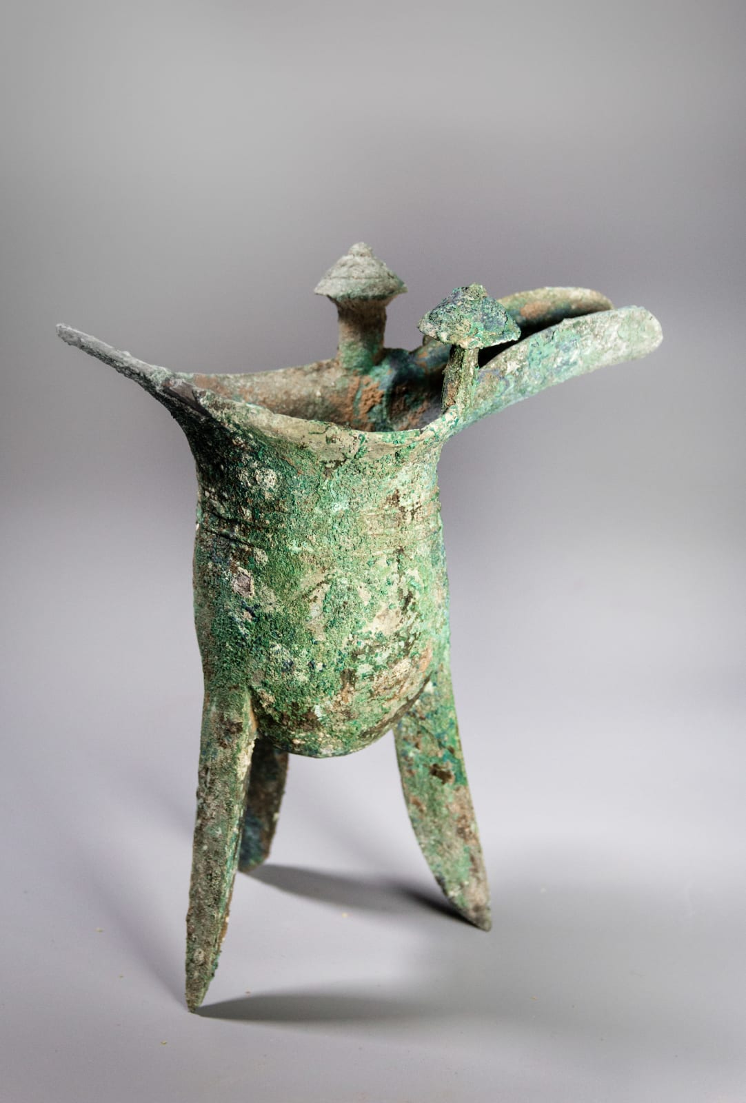 Shang Dynasty Bronze Jue, 1250 BCE - 1100 BCE