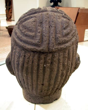Basalt Trophy Head, 500 CE - 1000 CE