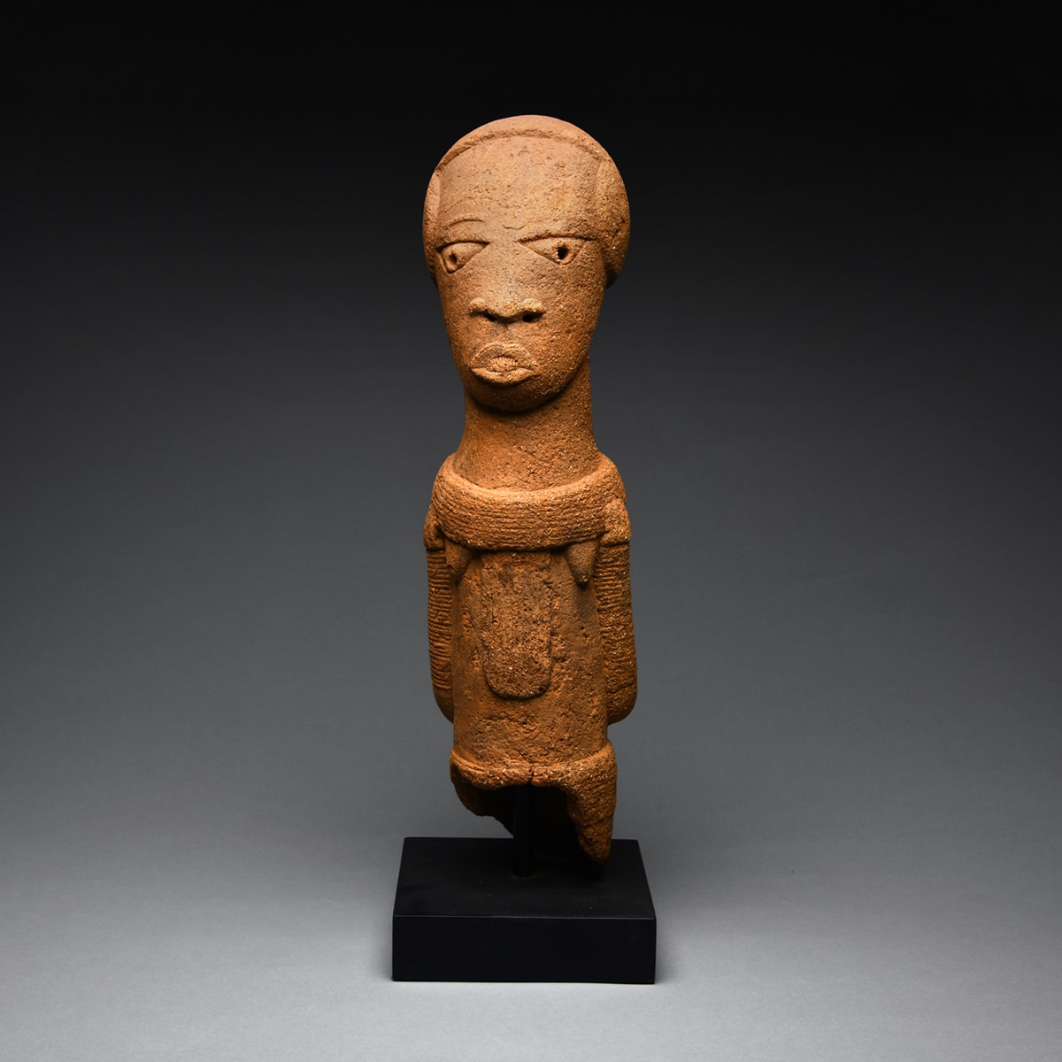 Nok Terracotta Sculpture of a Woman, 200 BCE - 200 CE