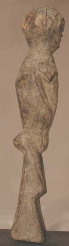 Lobi Wooden Bateba Sculpture of a Woman, 20th Century CE