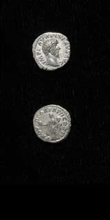 Silver Denarius of Emperor Lucius Verus, 161 CE - 169 CE
