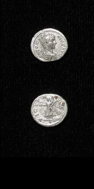 Silver Denarius of Emperor Caracalla, 200 CE - 210 CE