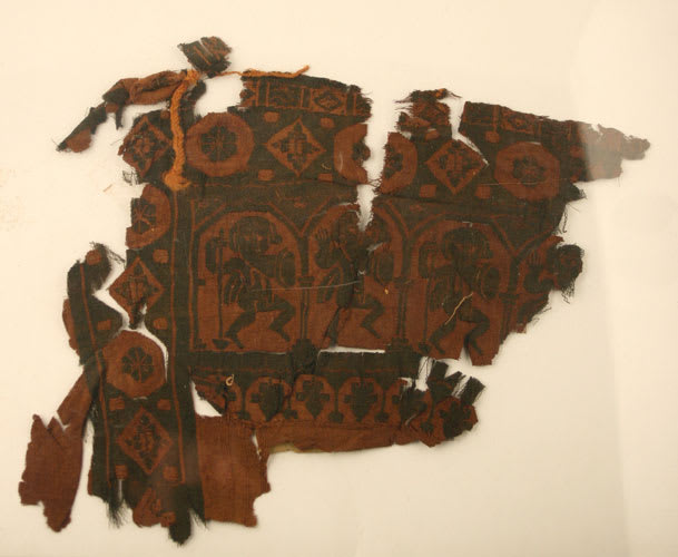 Coptic Textile Fragment, 400 CE - 600 CE