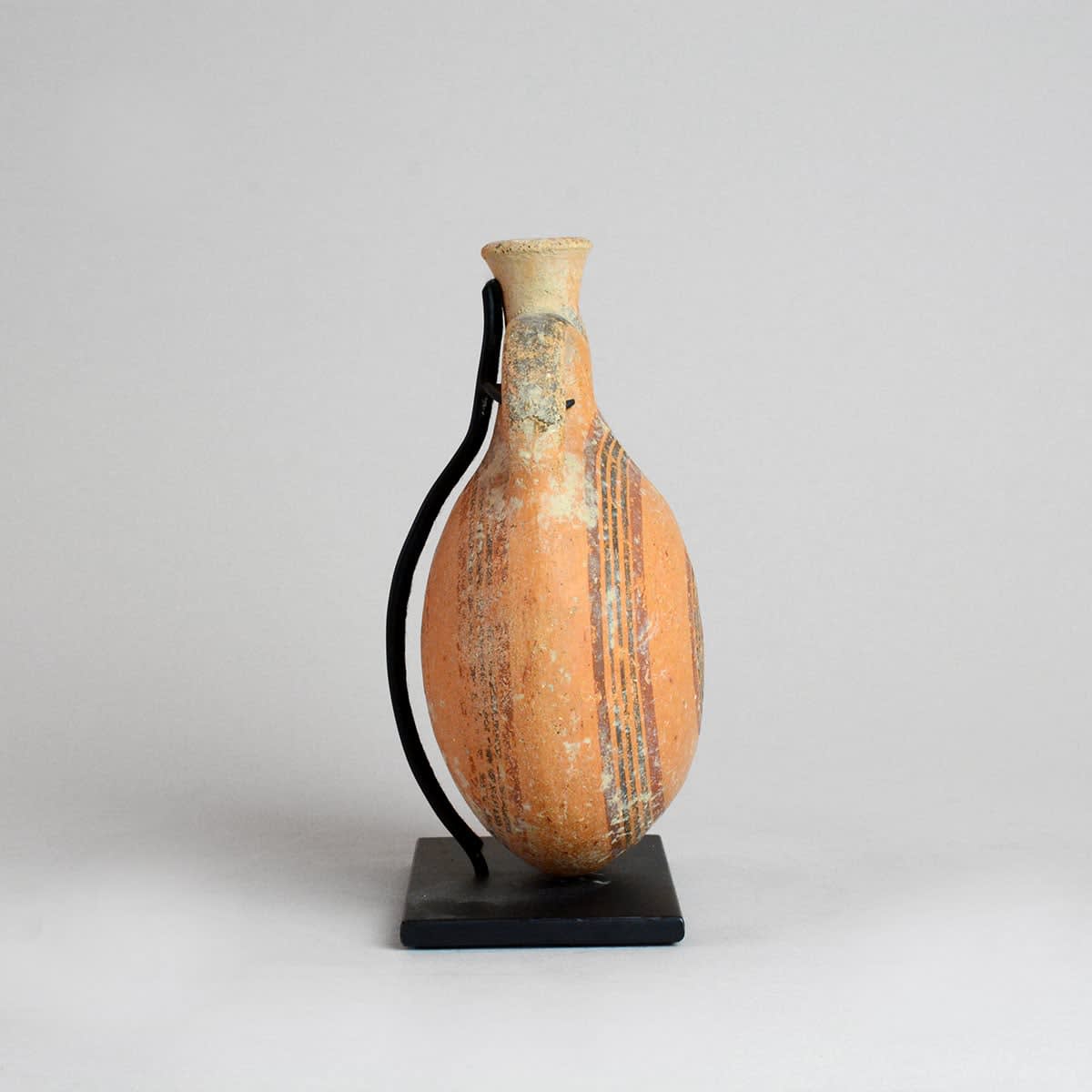 Late Bronze Age Terracotta Pilgrim's Flask, 1500 BCE - 1250 BCE