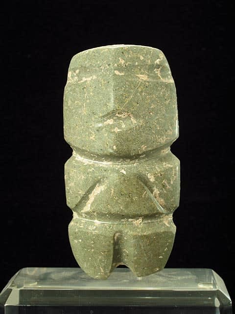 Mezcala Stone Standing Figure, 300 BCE - 100 CE