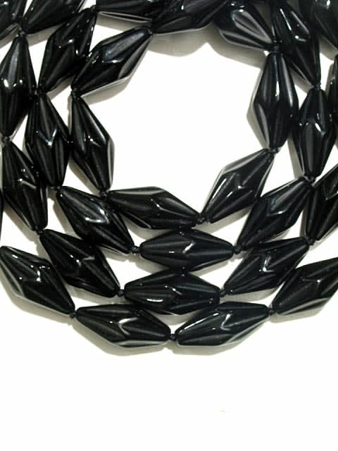 Black Onyx Bead Necklace