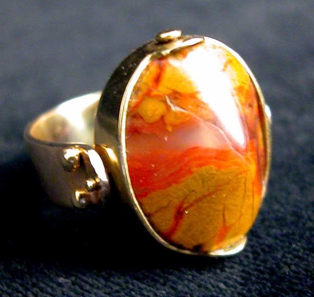 Iron Age Jasper Scaraboid Seal, 900 BCE - 700 CE