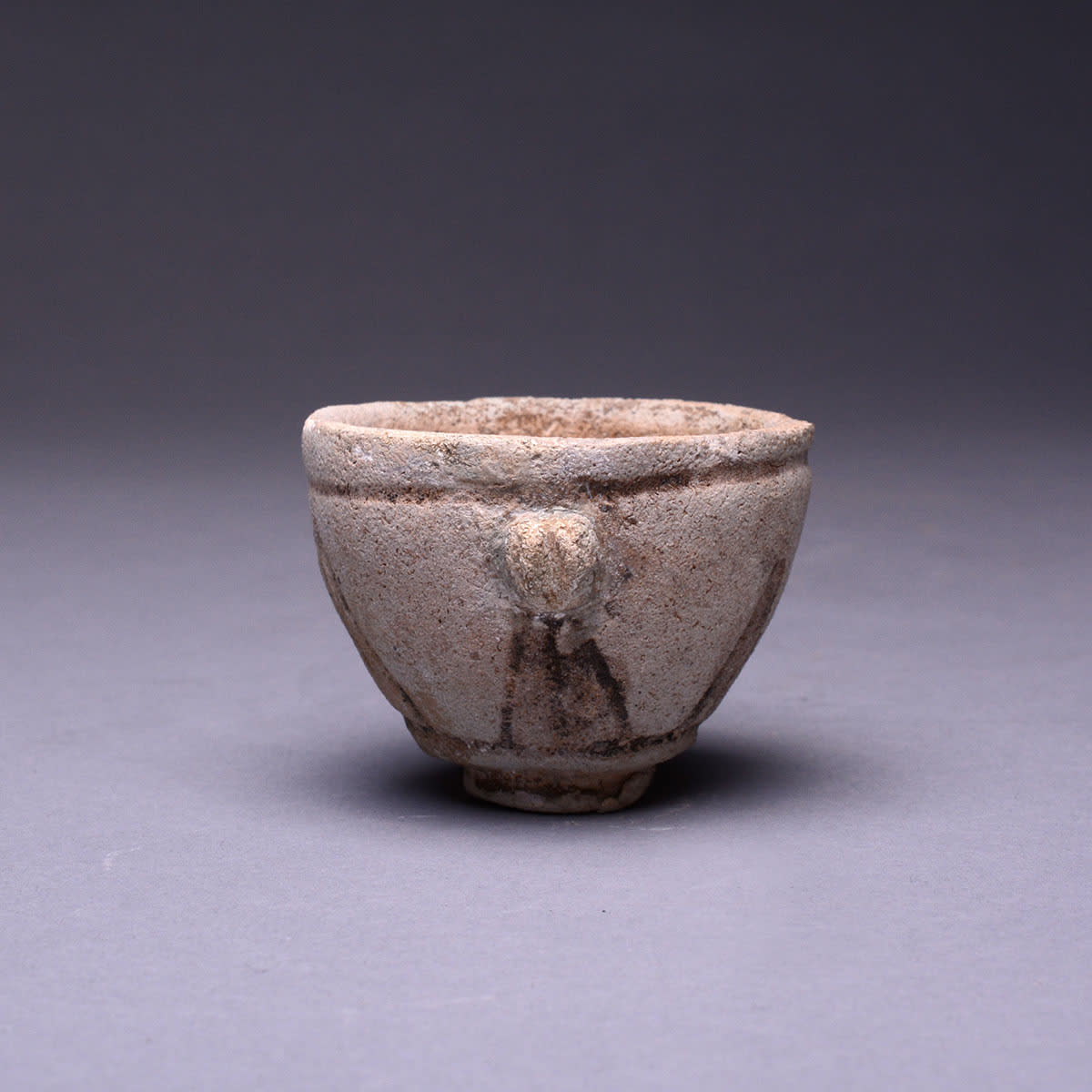 New Kingdom Frit Cup with Incised Lotus Decorations, 1600 BCE - 1100 BCE