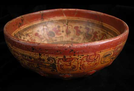 Mayan Bowl with Bumps, 300 CE - 900 CE