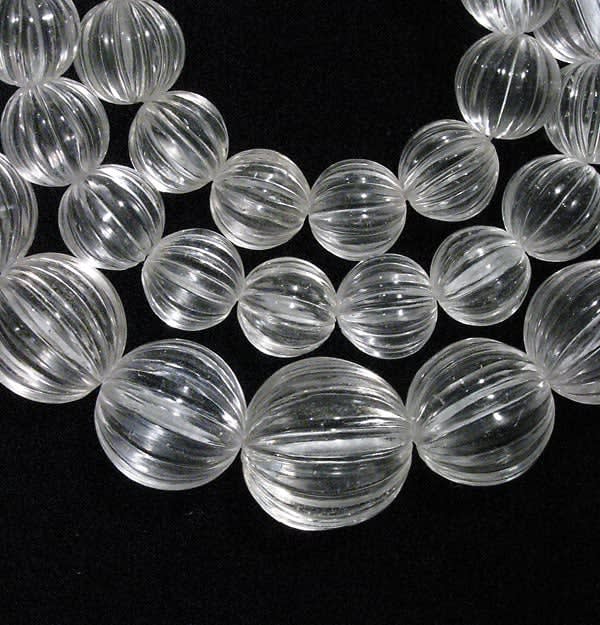 Rock Crystal Bead Necklace