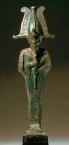 26th Dynasty Bronze Sculpture of Osiris, 664 BCE - 525 BCE