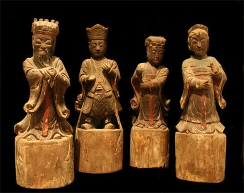 Chinese Art / Qing Set of Seven Taoist Deities, 1644 CE - 1911 CE